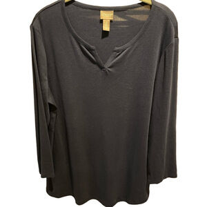 50. WOMENS CHICO’S 2/L DETAIL TOP